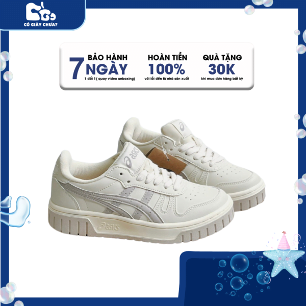 Giày Asics Court Mz – Cream White Grey