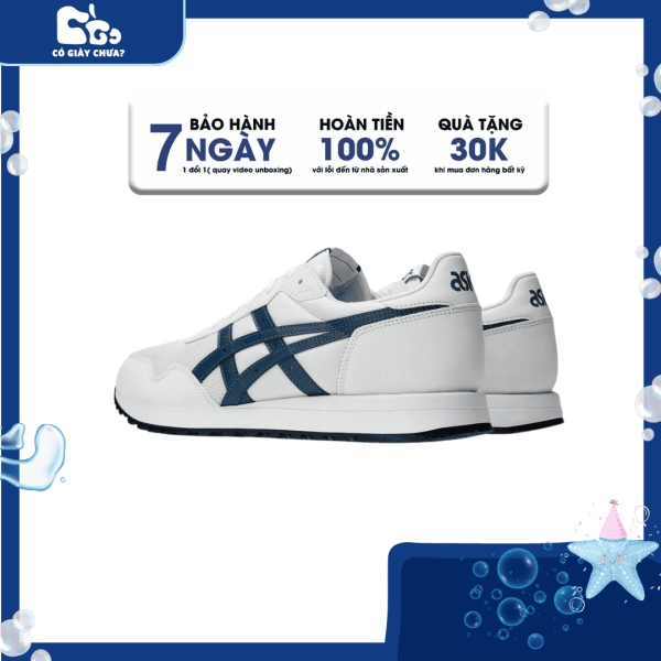 GIÀY ASICS II TIGER RUNNER WHITE – BLUE