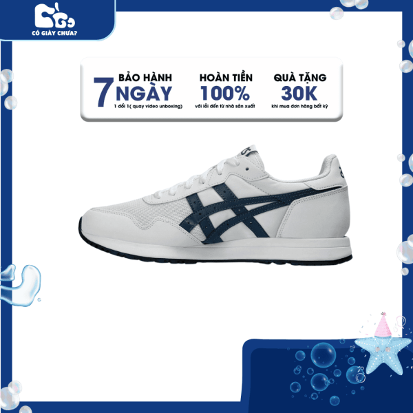 GIÀY ASICS II TIGER RUNNER WHITE – BLUE