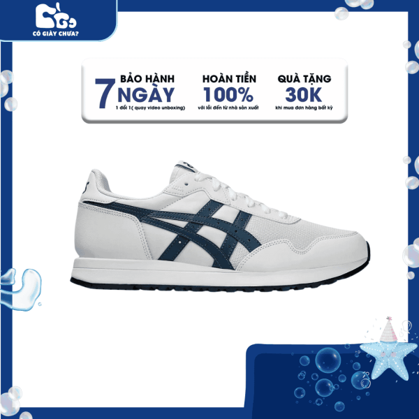 GIÀY ASICS II TIGER RUNNER WHITE – BLUE
