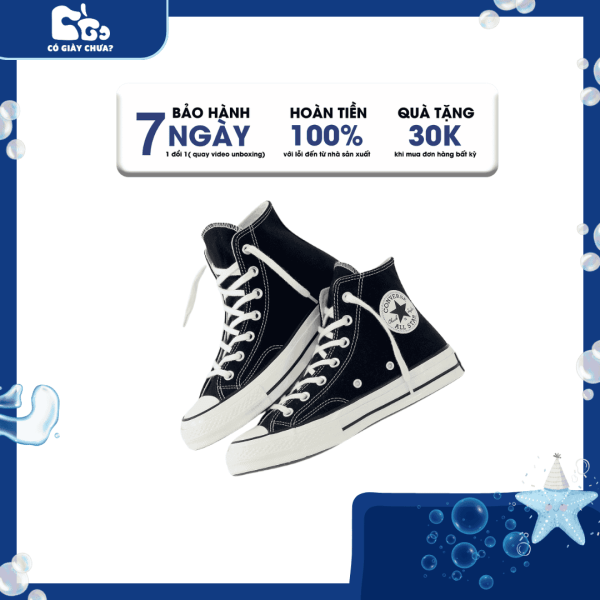 Giày_Converse Cổ Cao,Giày CV 1970s Đen Trắng