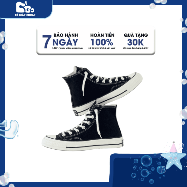 Giày_Converse Cổ Cao,Giày CV 1970s Đen Trắng