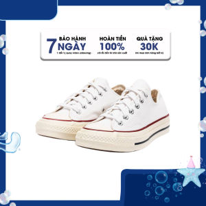 Giày Converse chuck 1970s thấp cổ màu trắng