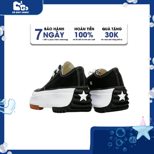 Giày Sneaker Converse run hike low black