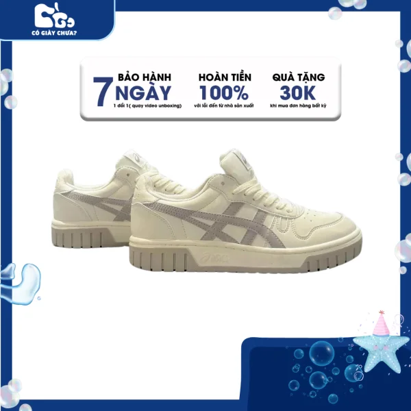 Giày Asics Court Mz – Cream White Grey
